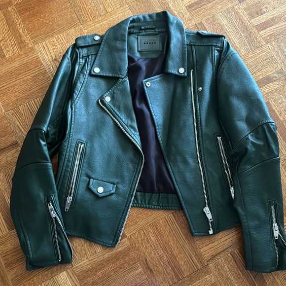 Blanket NYC green leather jacket - Picture 2 of 4